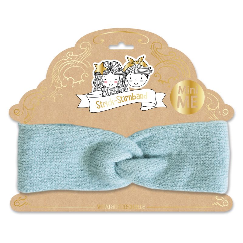 Produktbild von Baby-Strick-Stirnband, Warm, Turban-Haarband, Handgefertigt, Gestrickt