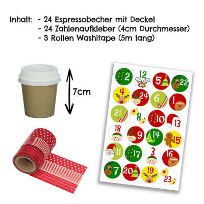 Adventskalender Für Kaffee-Liebhaber - Papierdrachen